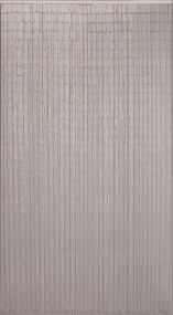 Uni Weiss, Bambusstäbchen, 120 Stränge, weiß, handgearbeitet, auf Leiste