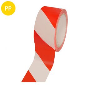Warnband, Polypropylen, 66 m, rot-weiß, 1 Rolle