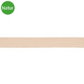 Gurtband, Baumwolle, 20 mm, natur, 1 m, 50 m