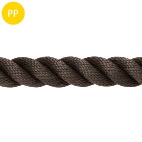 Handlauf-Seil, Polypropylen, 30 mm, schwarz, 1 m