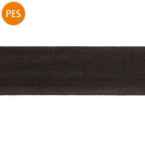 Gurtband, Polyester, 50 mm, schwarz, 1 m, 30 m