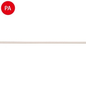 Starterleine, 16-fach geflochten, Polyamid, 3,5 mm, weiß, 1 m, 100 m
