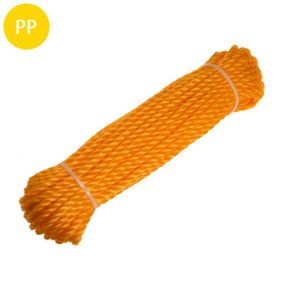 Seil, 3-schäftig gedreht, Polypropylen, monofil, 10 mm, orange, 30 m, 4 St