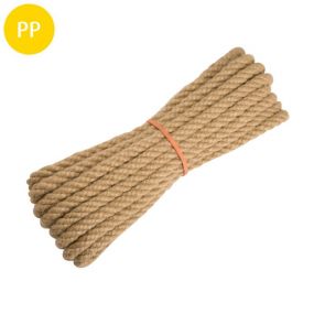 Seil, mit einseitig verpresster Öse, Polypropylen-Stapelfaser, 10 mm, 2 St
